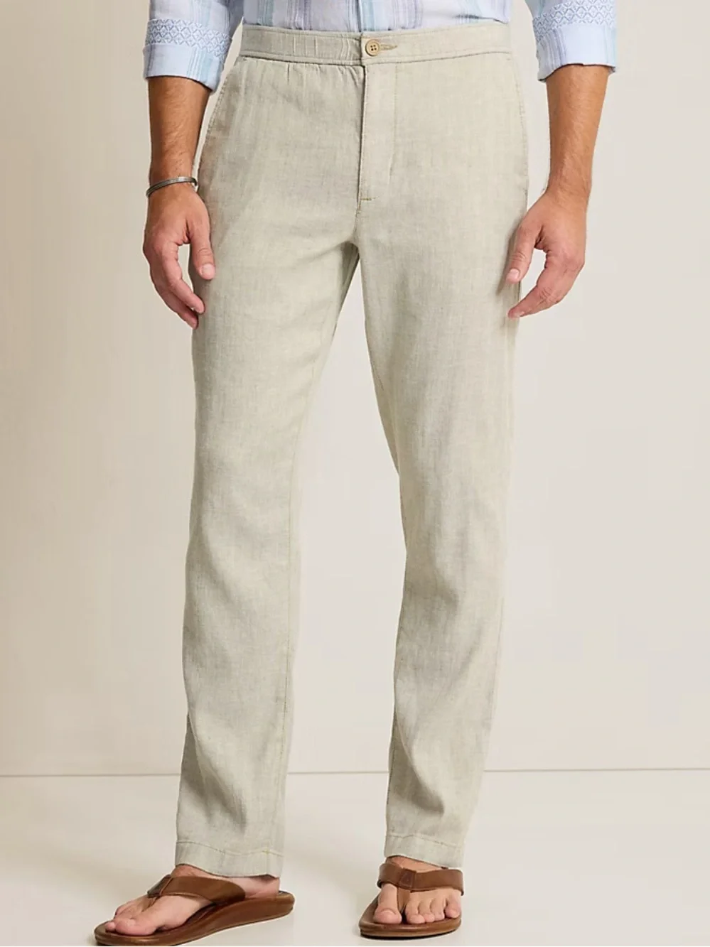 Mens Tommy Bahama Beach Coast Stretch Linen E-Waist Pants